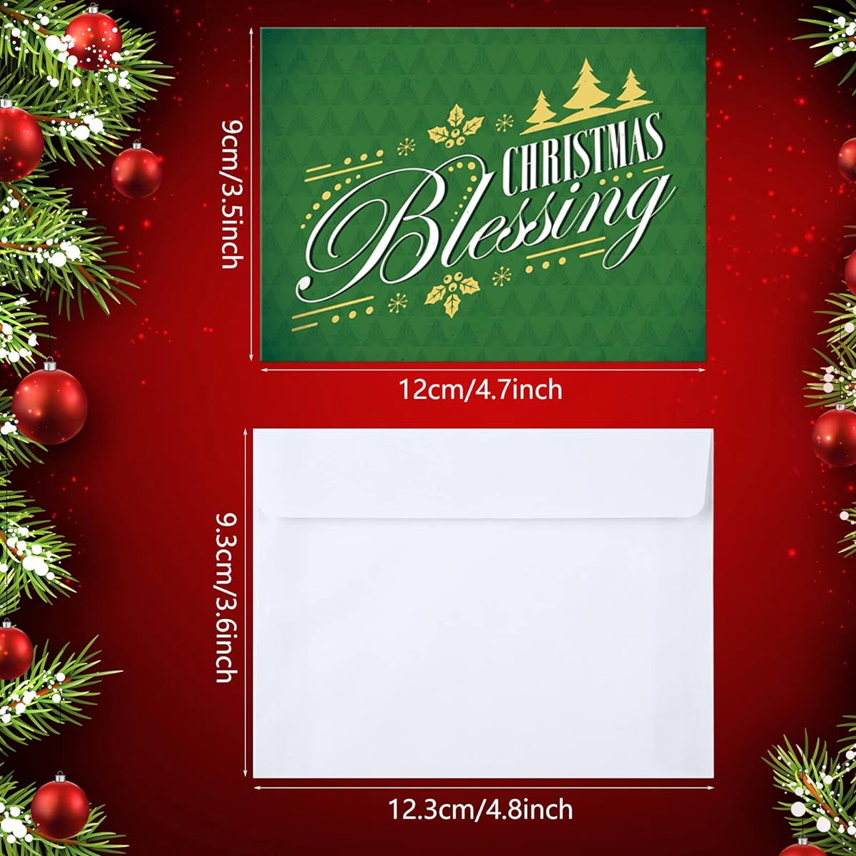 72 Holiday Cards Bulk Happy Holiday Cards Business Christmas Cards with Envelopes Boxed Christmas Holiday Cards Christmas New Year Celebration