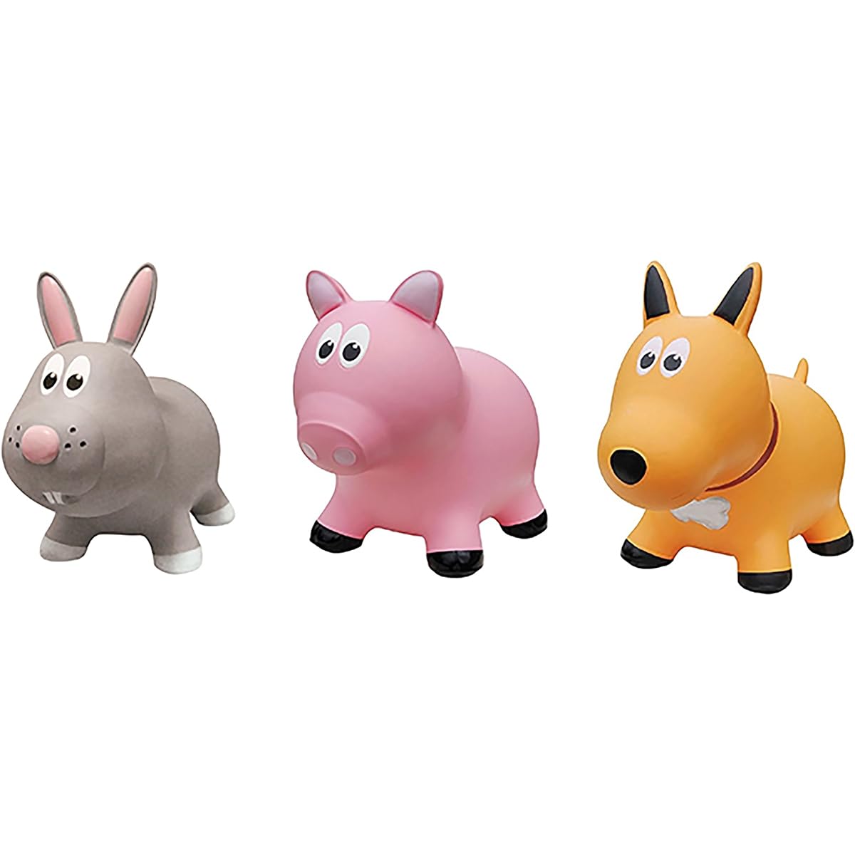 Farm Hoppers Award Winning Inflatable Bound Pink Pig with Pump