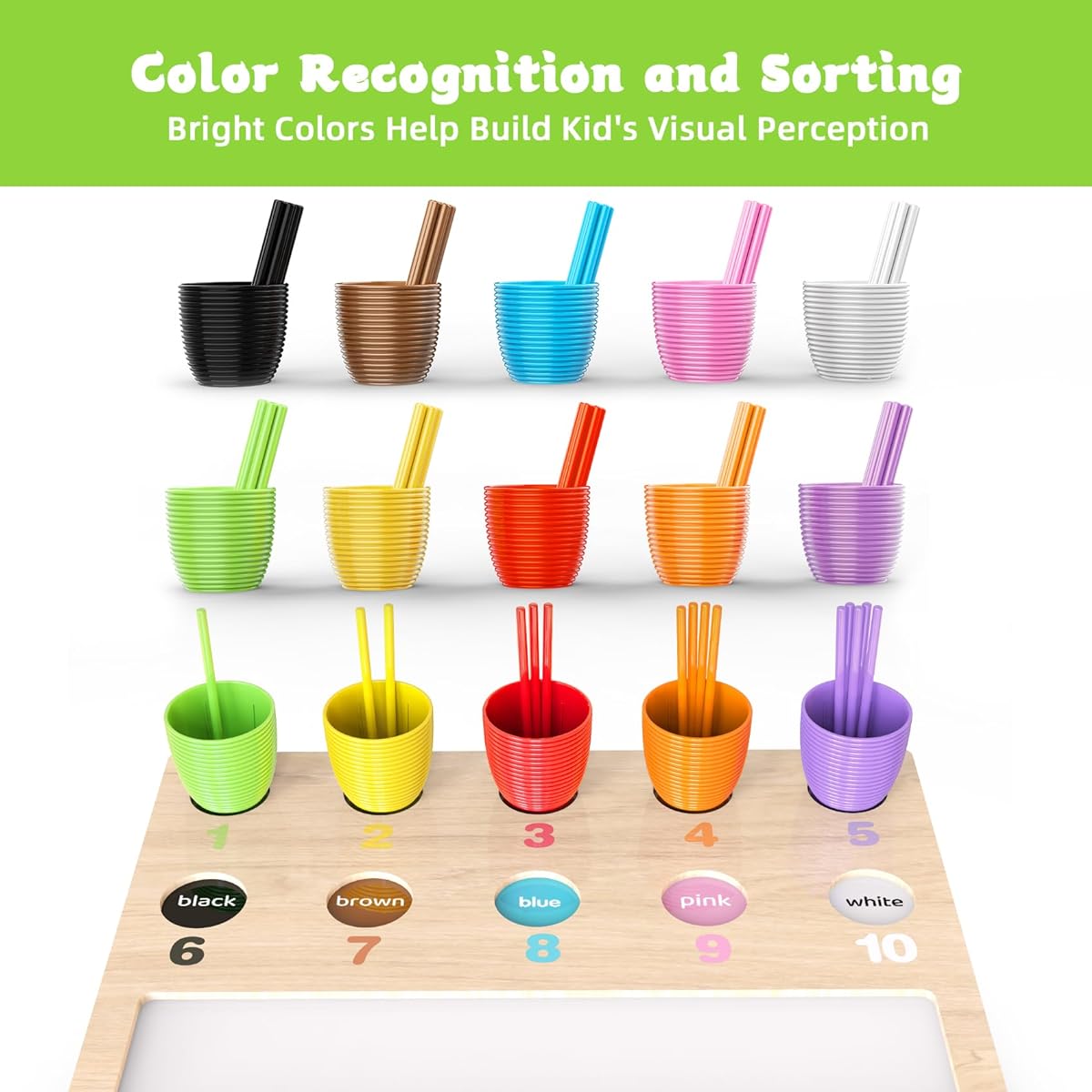 Aero Quest Color & Number Sorting Toy