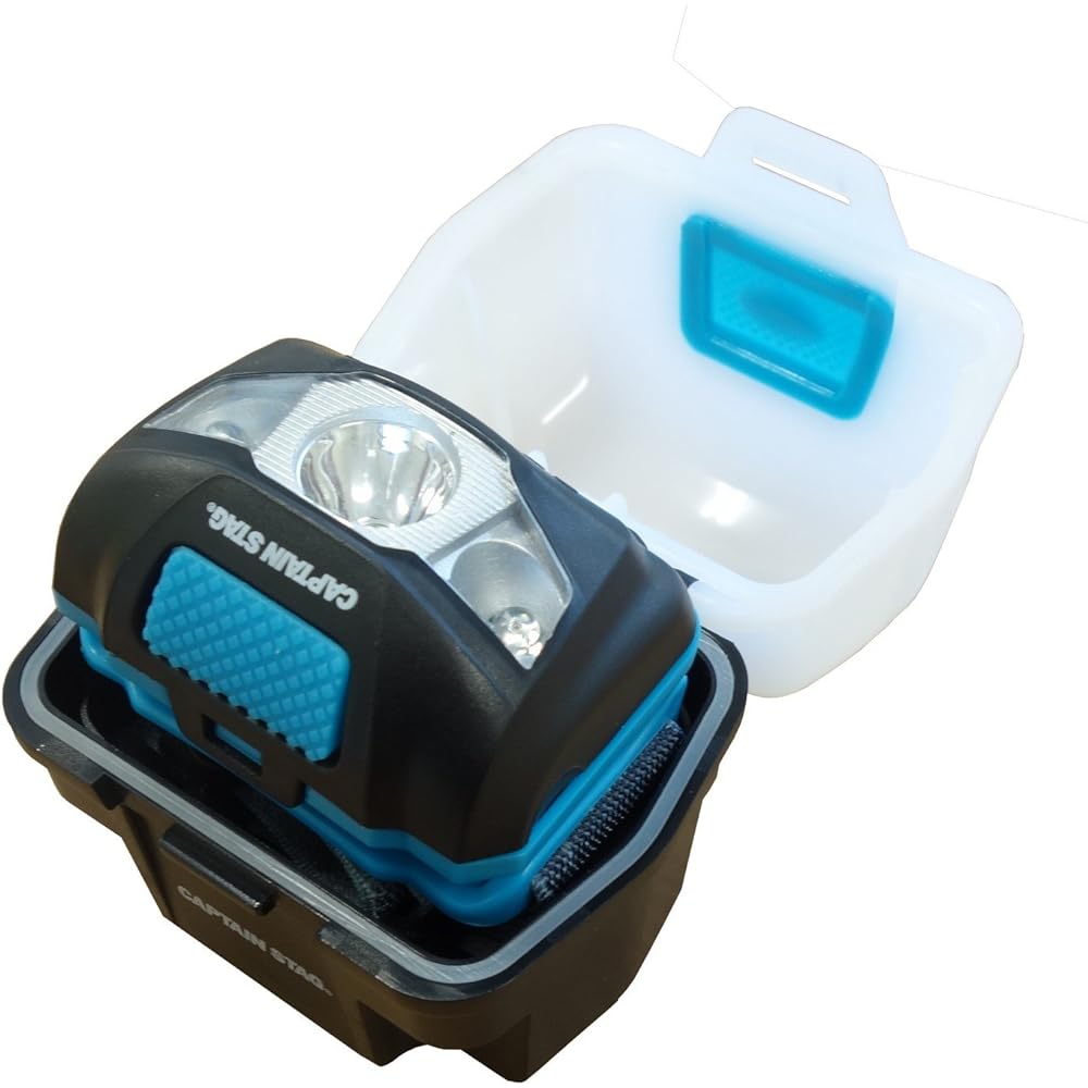 Captain Stag Climbing Headlight Giga Flash LED Headlight with Waterproof Case UK-4028UK-4028