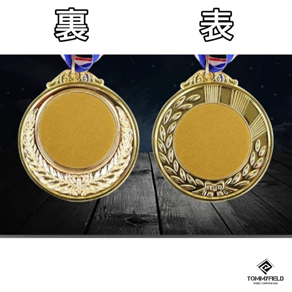 TOMMYFIELD Medal Gold Medal Silver Medal Bronze Medal Toy Prize Sports Day Commemorative Winner Children Nursery School Kindergarten Set