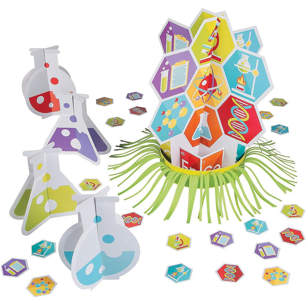 Science Party Table Decoration Kit (25 Pieces) Birthday Party Decorations