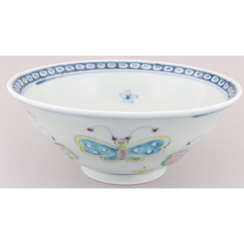 Hasami Ware Rinkurou Kiln Yumeji Bowl Butterfly 009478C630