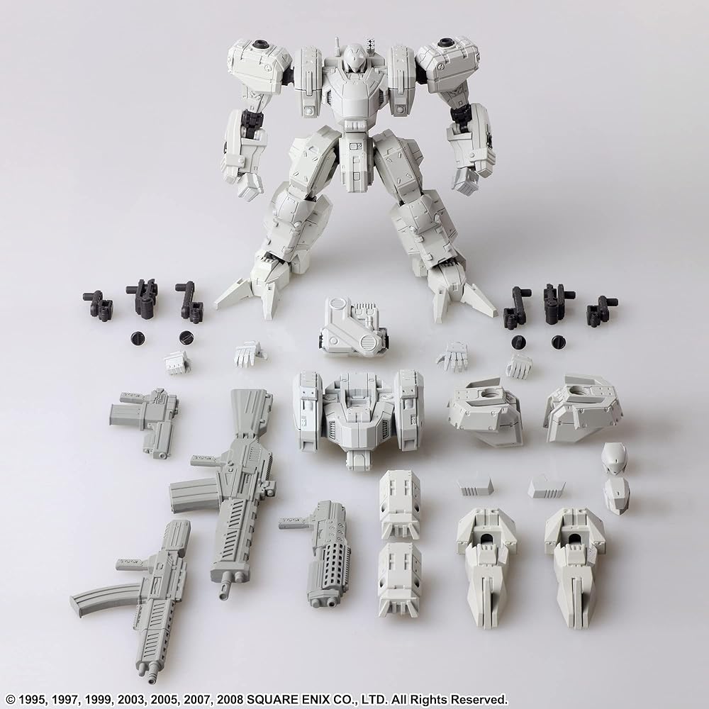 Front Mission Structure Arts 1/72 Scale Plastic Model Kit Series Vol.4 Zenith DV White Set of 4
