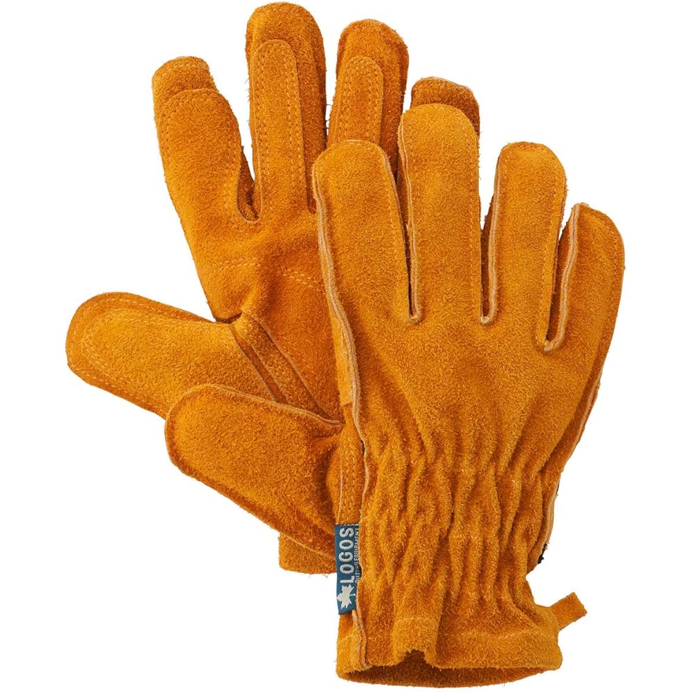 LOGOS BBQ heat resistant leather gloves