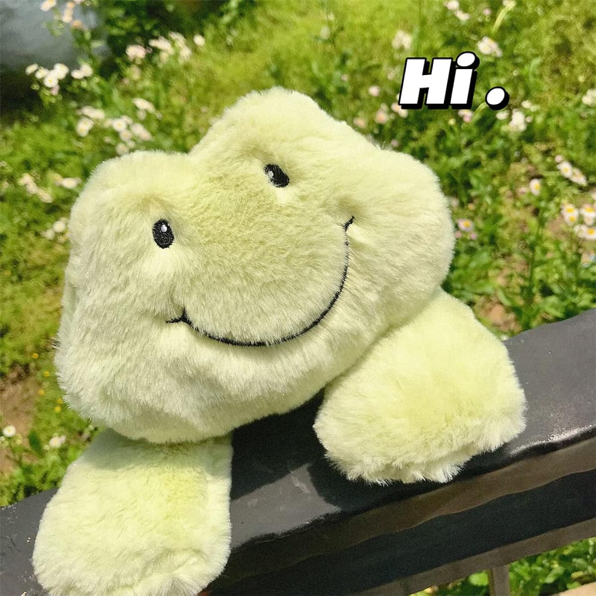 LHHXF 14 Inch Smile Frog Stuffed Frog Doll Soft Cute Stuffed Pillow Toy Adorable Stuffed Animal Hug Cushion Home Decoration for Boys Girls Adults (Smile Frog)