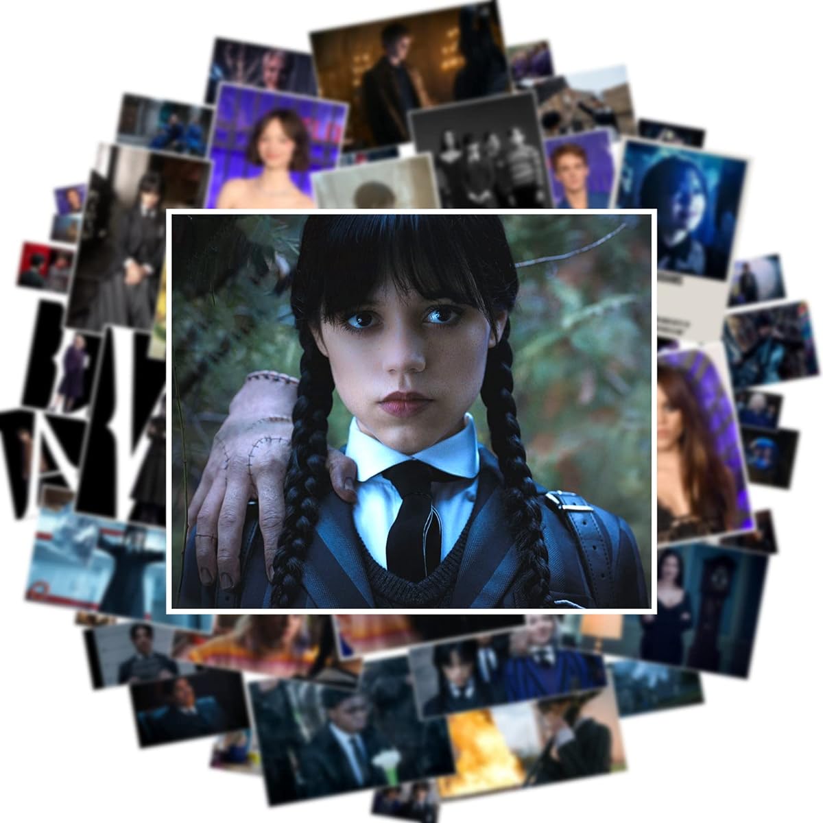 50pcs Wednesday 2022 Addams TV Show Stickers Party Supplies Waterproof Graffiti Vinyl Stickers Decals Toys Kids Gifts