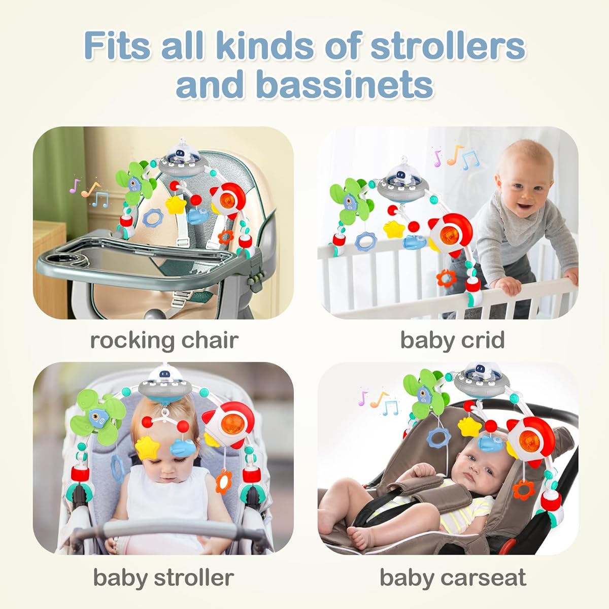 qesfir travel car seat toy