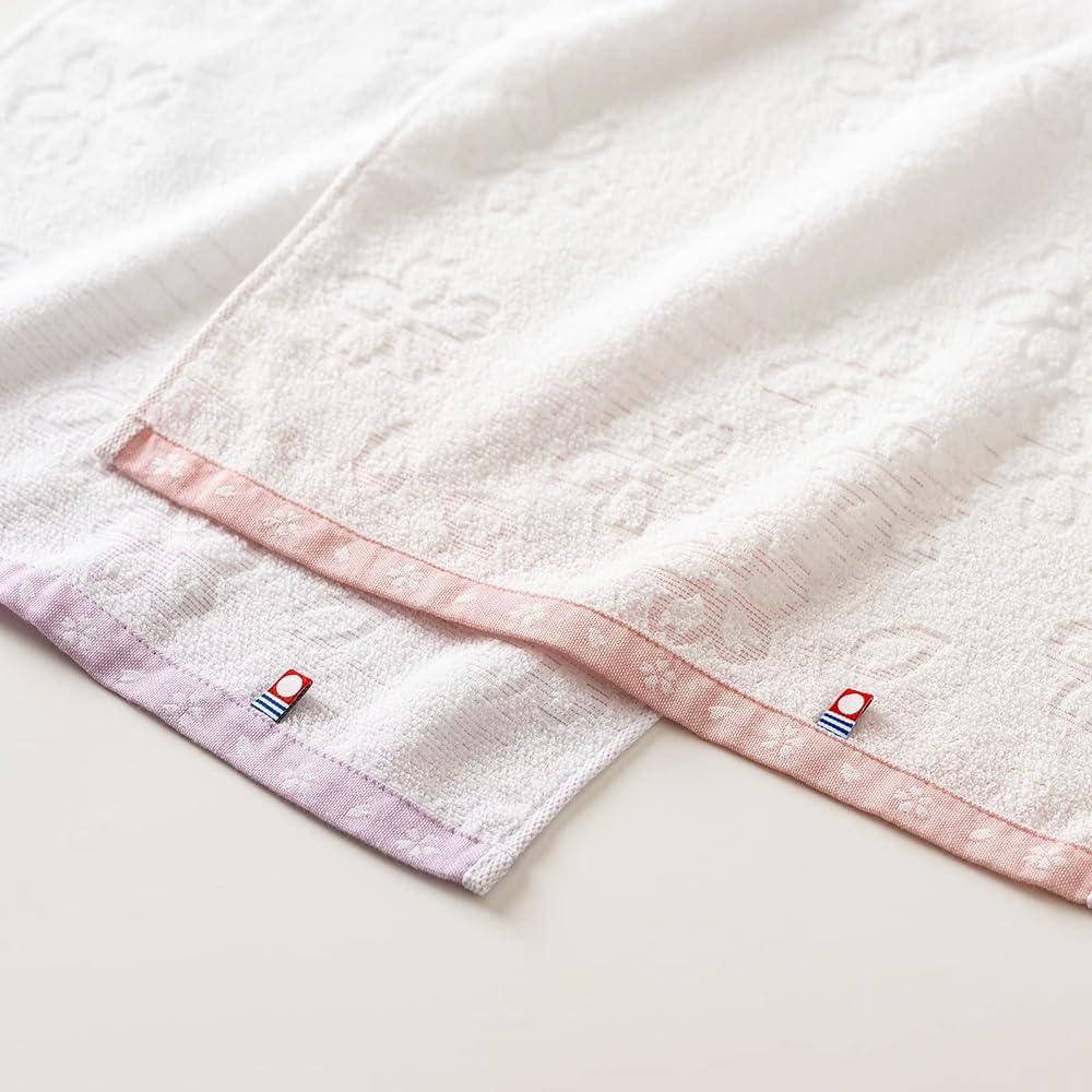 Imabari Towel Towel Set Gift Set of 2 Bath Towels 60 x 110cm Hanashizuka Made in Japan HSK3270