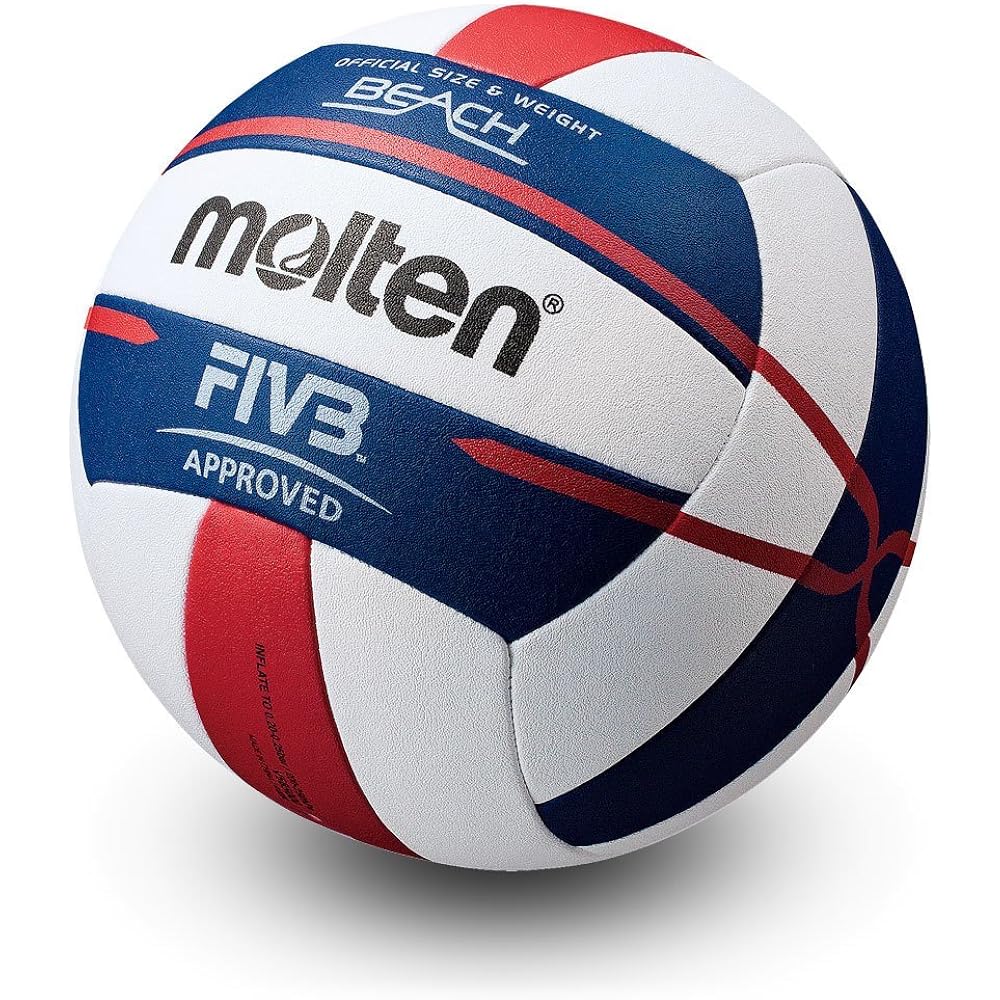 Molten Beach Volleyball V5B5000 White x Blue x Red