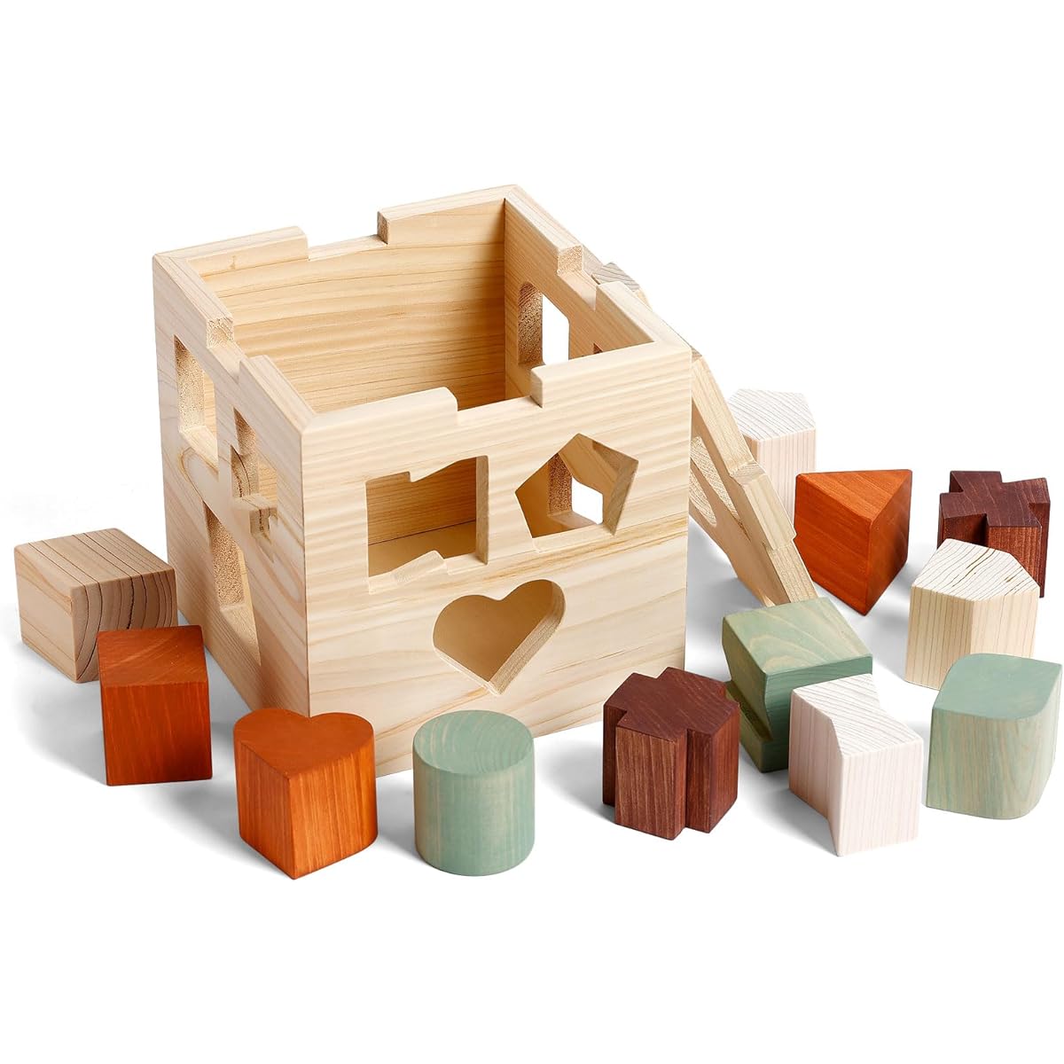 Building Blocks, Educational Toys, Baby Shaped Puzzles, Wooden Toys, Made in Japan, All Hinoki