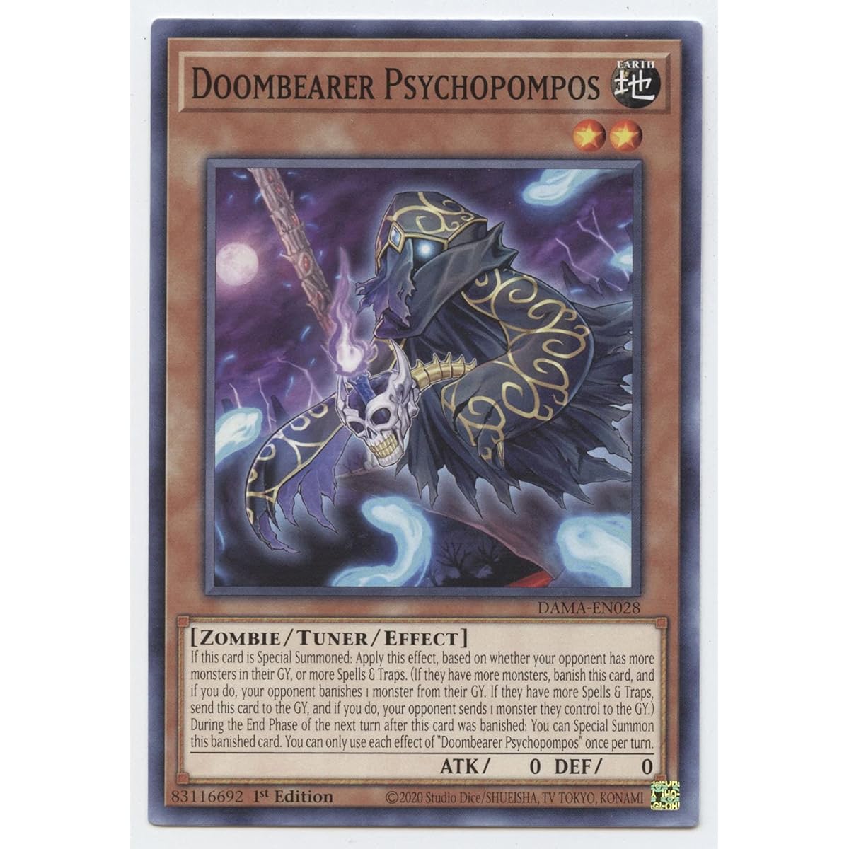 Doombearer Psychopompos - DAMA-EN028 - Common - 1st Edition