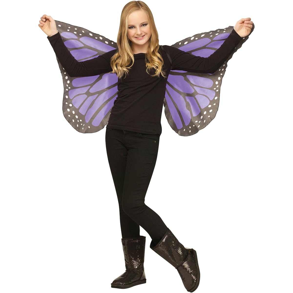 Kids Orange Butterfly Wings Kids Orange Butterfly Wings♪Halloween♪Christmas♪One-Size
