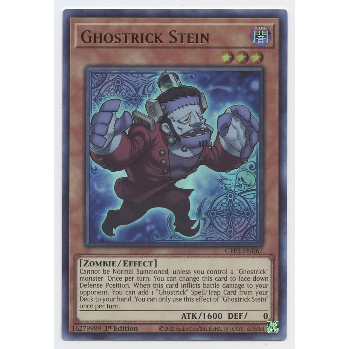 Ghostrick Stein - GFP2-EN067 - Ultra Rare - 1st Edition.
