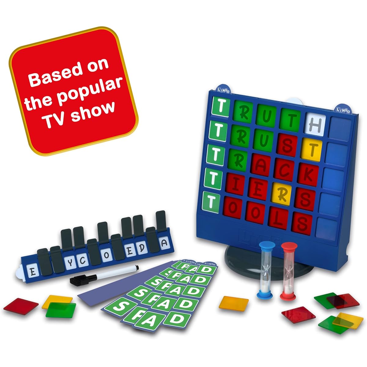 IDEAL | Lingo: The family word game, do you know your Lingo?| Family TV Show Board Game | For 3+ Players | Ages 10+