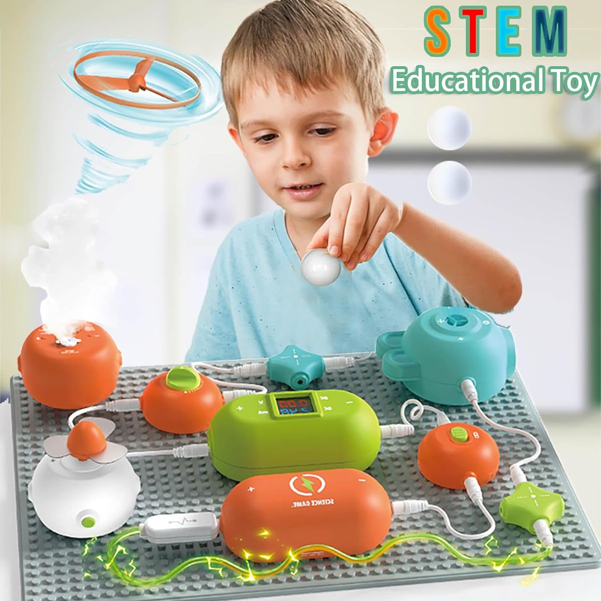 Electronic Circuits Kit for Kids: 300+ Projects Electronics Science STEM Toys Circuit Board Building Coding Engineering Games for Ages 8-13 Circuit Experiments Learning Lab Set for Boys and Girls Ages 3+