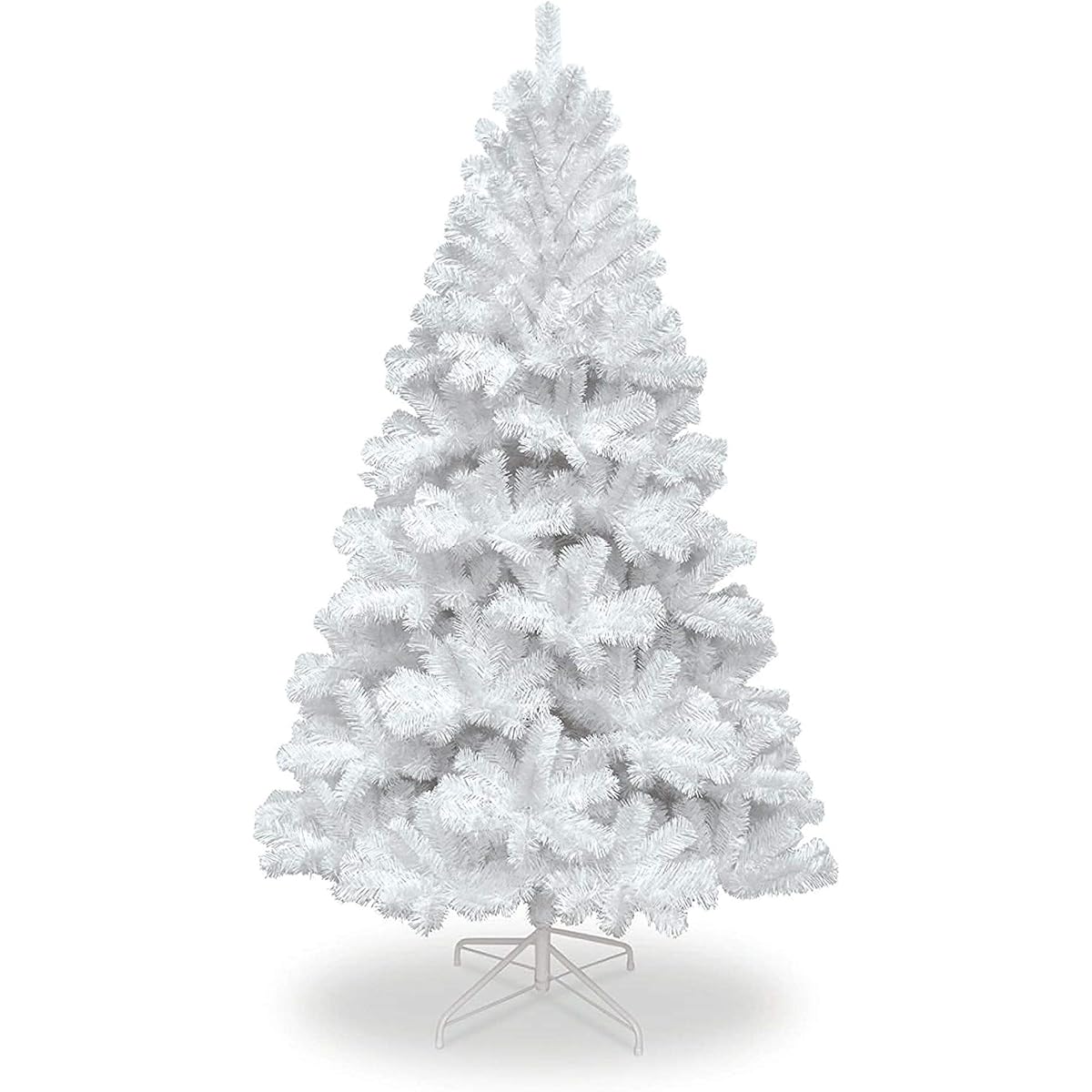 Shatchi Alaskan Pine Black/Green/White Christmas Bushy Look Artificial Tree with Metal Stand for Christmas Home Decor 12ft/360cm