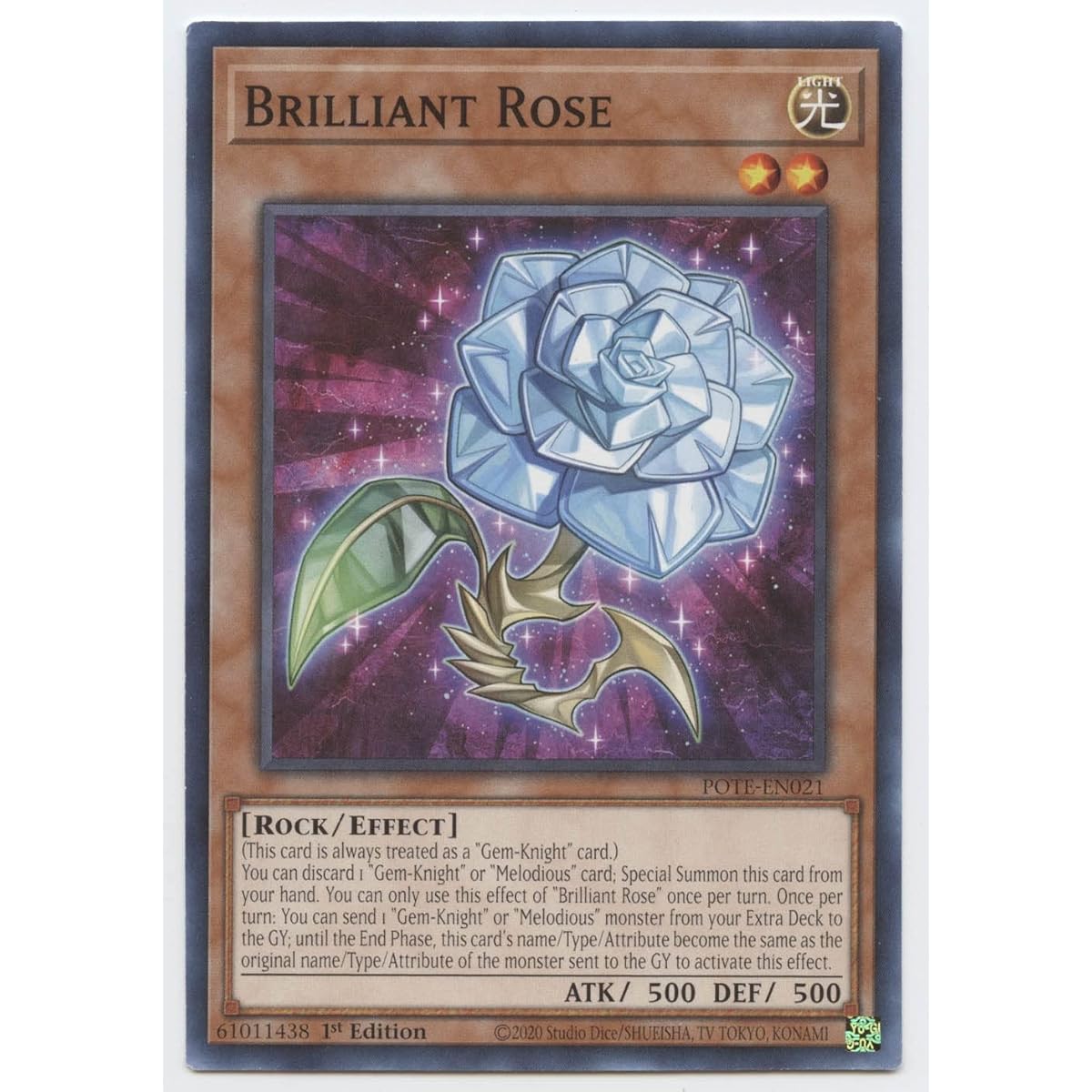 Brilliant Rose - POTE-EN021 - Common - 1st Edition