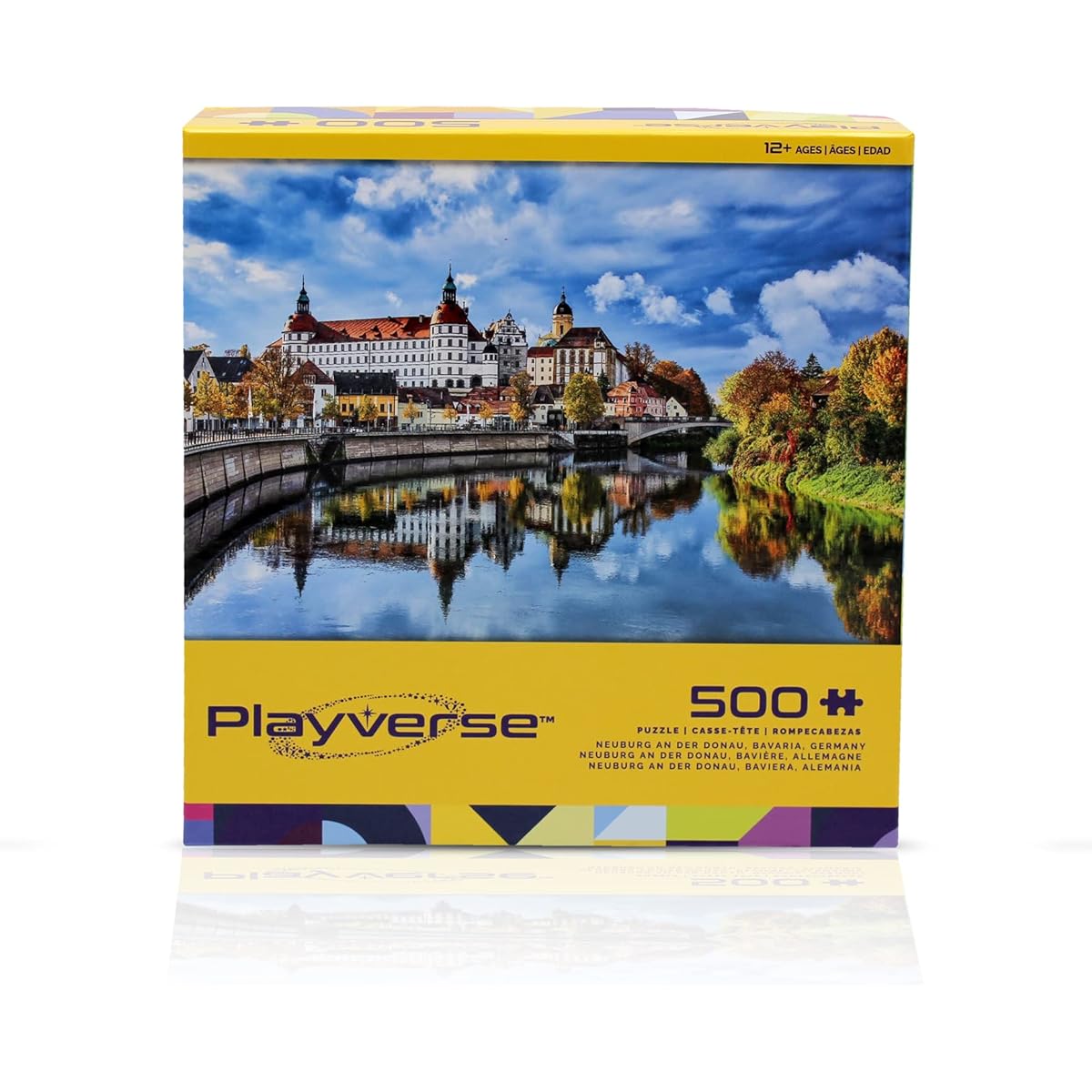 PLAYVERSE - Neuburg Castle Palace, Germany - 500 Piece Jigsaw Puzzle for Adults - 20.4" x 14.9" | 52 x 38 cm