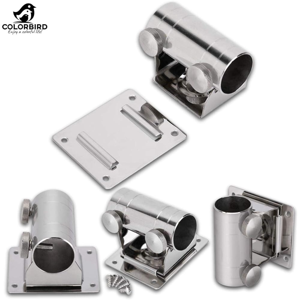COLORBIRD Rod Holder Pole Holder 2 Pieces Parasol Stand Rod Holder Cooler Box Rod Pole Stand Pole Stand Fishing Rod Fishing Rod