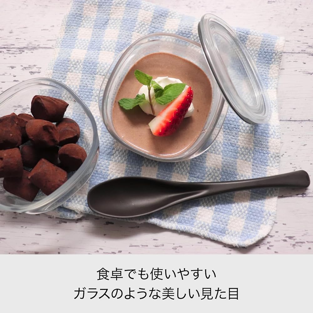 Like-it Kitchen Storage Plastic Airtight Storage Container L Clear Set of 2 200ml_2P FC-032 Can be frozen, Dishwasher safe, TPX container, Microwave safe, Ultra lightweight