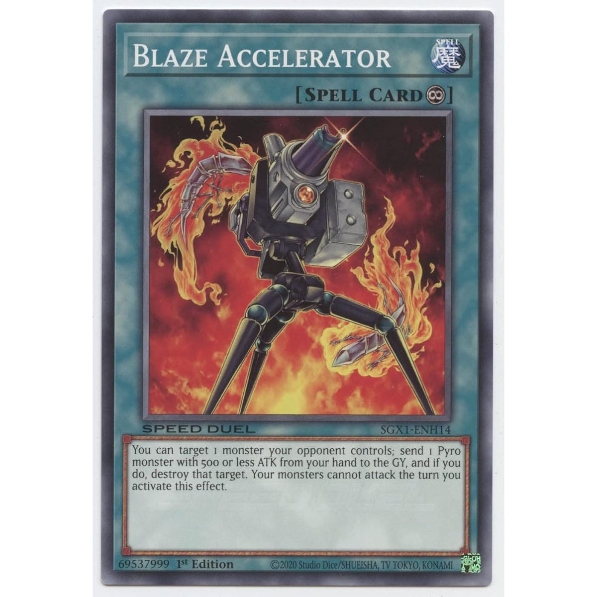 Blaze Accelerator - SGX1-ENH14 - Common - 1st Edition.