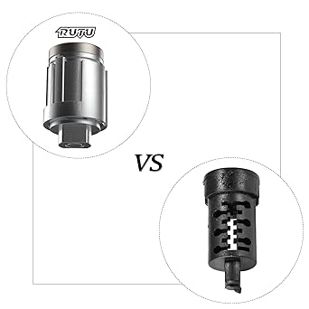 RUTU Ignition Switch with Key 4 Pin - 50cc 125cc ATV 200cc Scooter Electric ATV Dirt Bike 250cc Motorcycle Pocket Bike Screw Starter Switch with Anti-Theft Zinc Alloy Lock Cylinder