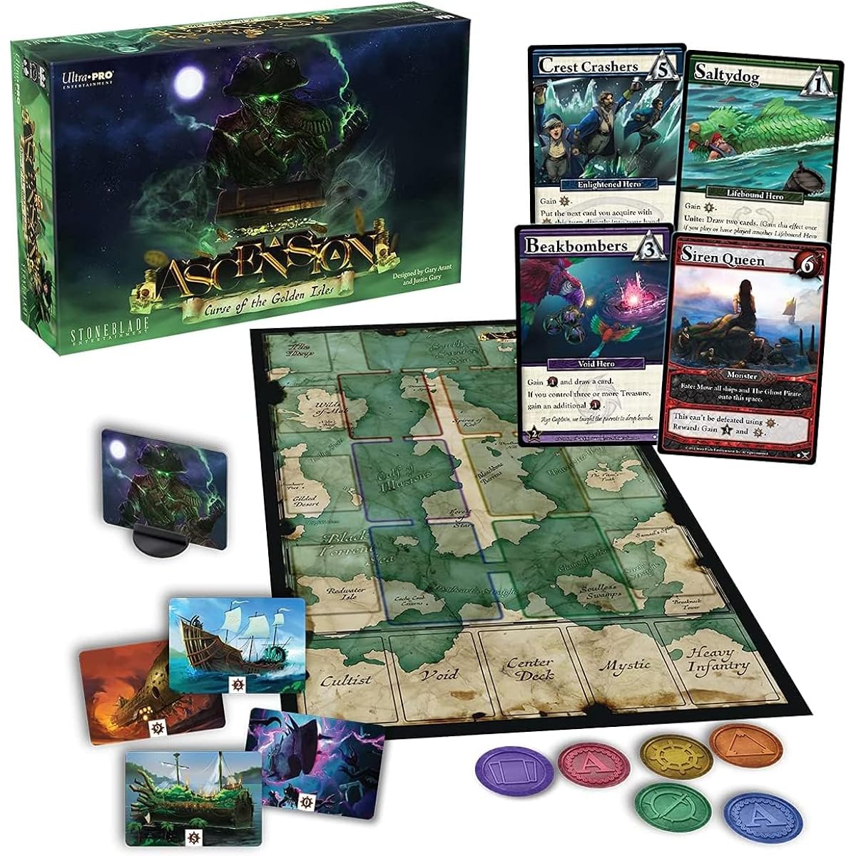 Playroom Entertainment Ultra Pro Ascension Deck Building Game - Curse of the Golden Isle