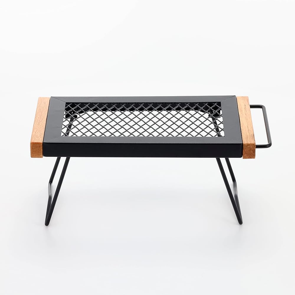 BUNDOK IR Table S BD-165 Small Mesh Bonfire Folding Ultra Compact Black