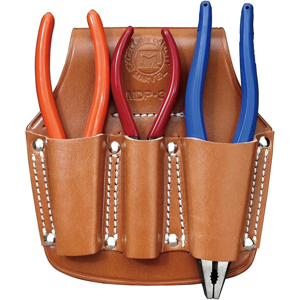 MARVEL Cowhide Leather Electrician Pocket Pliers Holder MDP-31