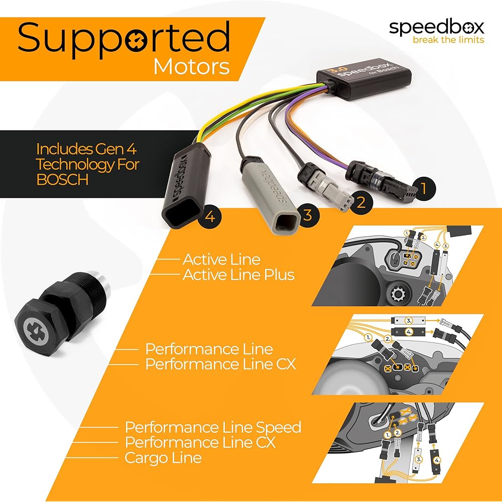 SpeedBox 3.0 Bosch + Crank Puller! E-Bike Premium Tuning for All Bosch Engine 2014-2022