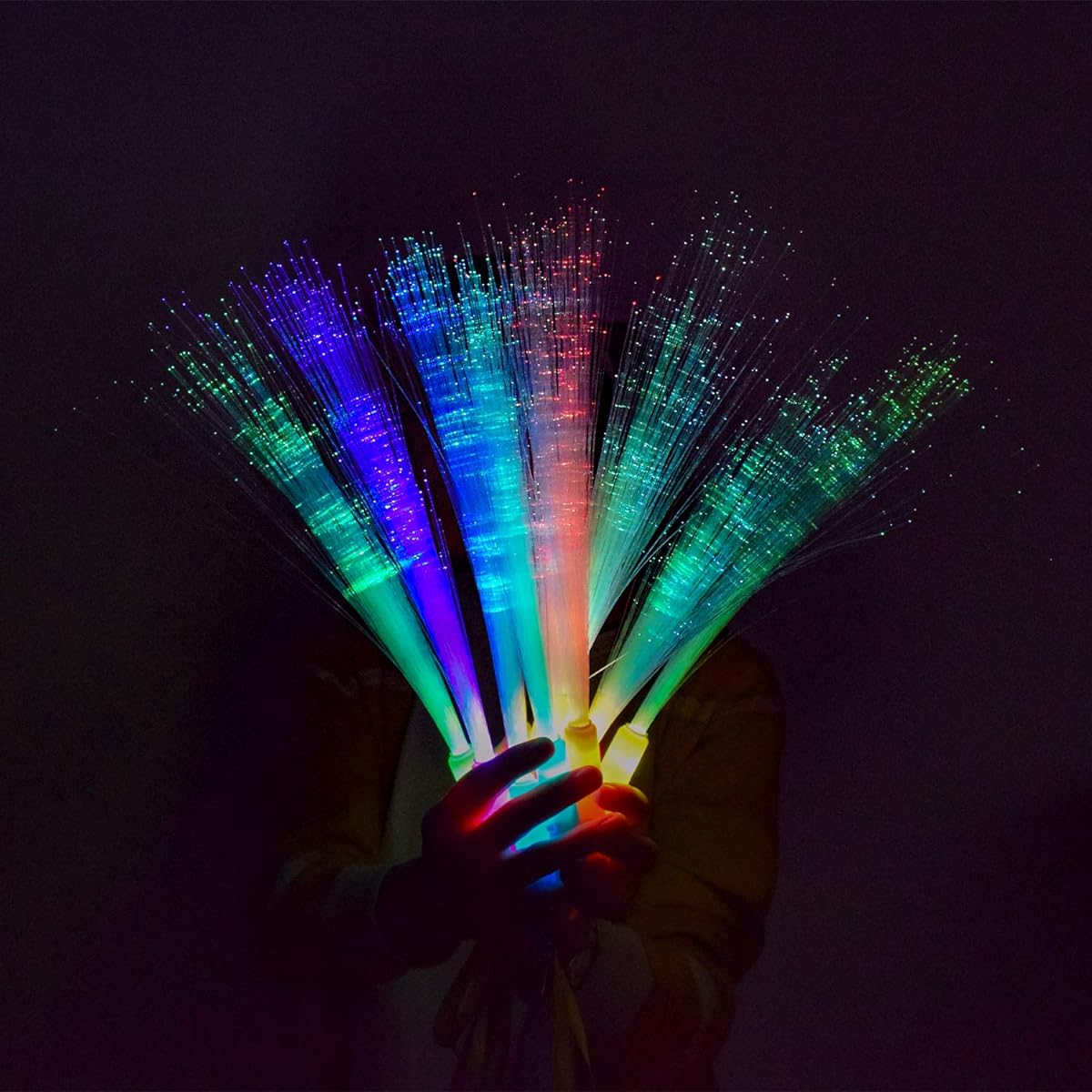 M.best 72pcs Glow Stick Party Supplies 3 Modes Colorful Flashing LED Light Up Glow Wand Sticks for Party Favors