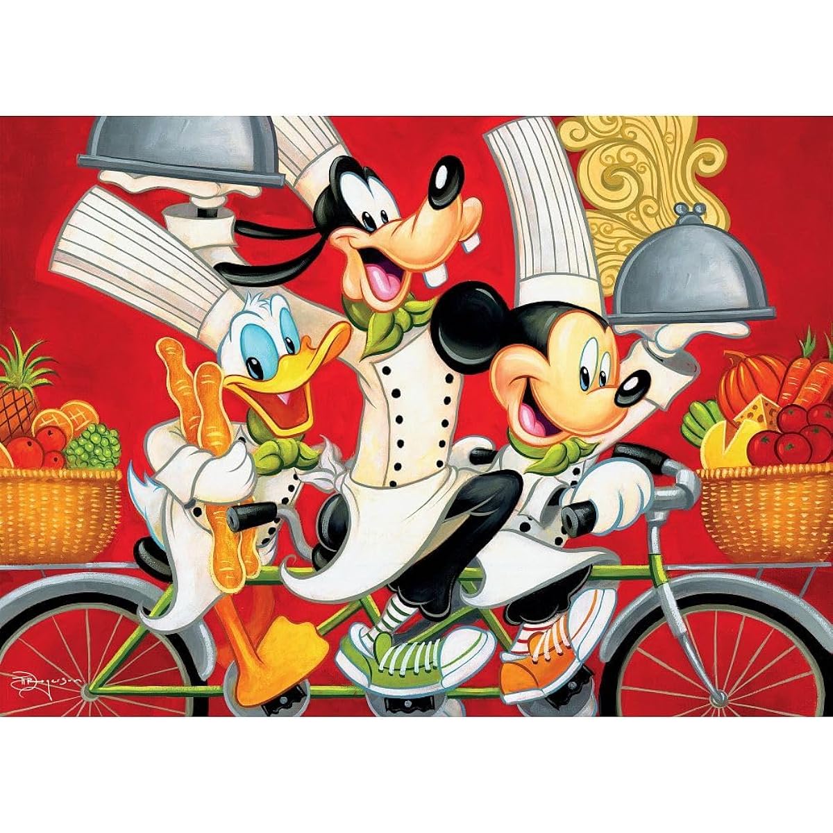 Ceaco Jigsaw Puzzle Disney Fine Art Flavor 1000 Pieces