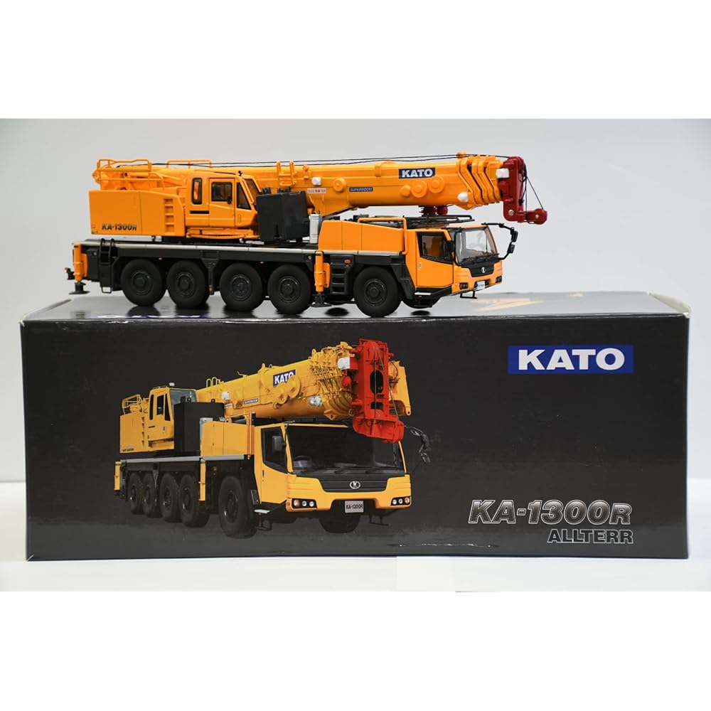 Kato Works KATO All-Terrain Crane KA-1300R 1/50 scale miniature