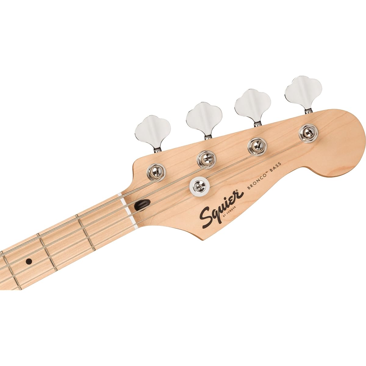 Squier by Fender Squier Electric Bass Squier Sonic™ Bronco™ Bass, Maple Fingerboard, White Pickguard, Tahitian Coral with Soft Case