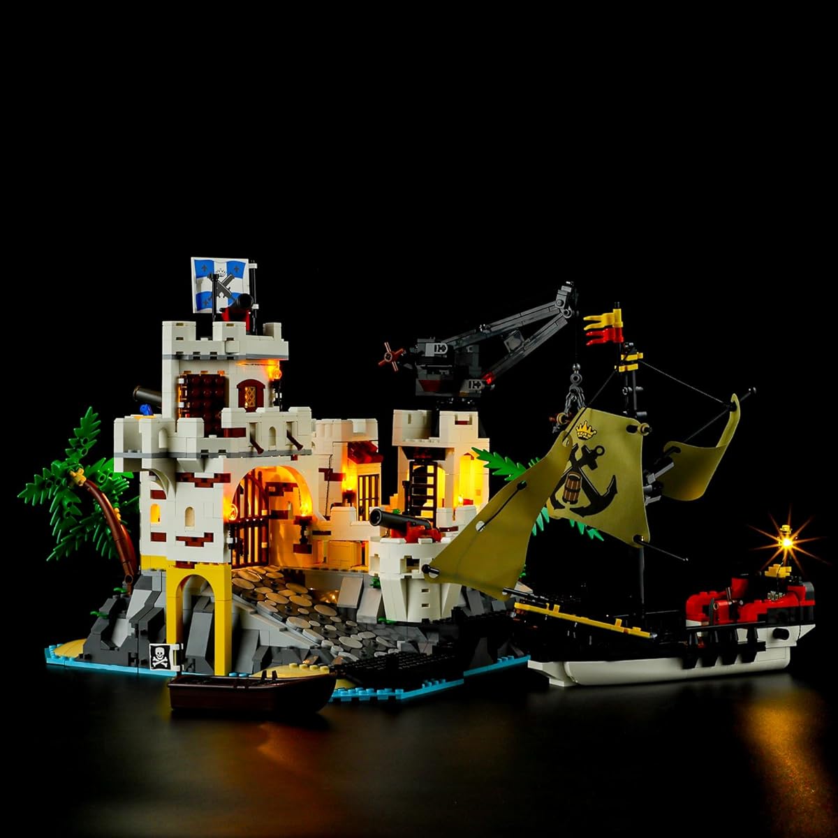 BRIKSMAX LED Lighting Kit for LEGO-10320 Eldorado Fortress - Compatible with Lego Icon Building Blocks Model - Lego Set Not Included