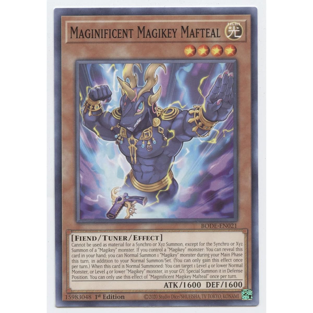 Magicificent Magicky Muftir - BODE-EN021 - Common - 1st Edition