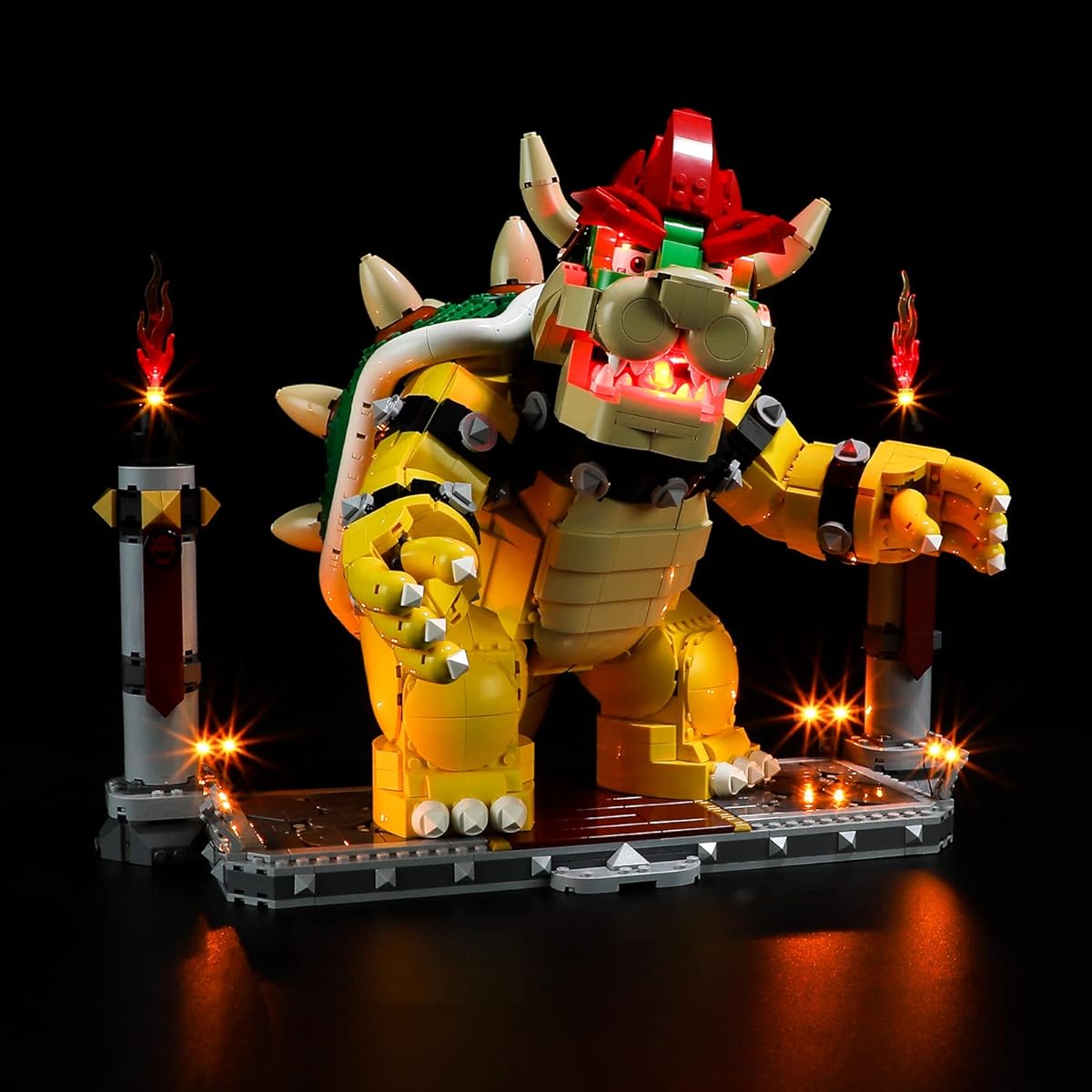 Light Tail Lights for Lego-71411 The Mighty-Bowser - LED Lighting Kit Compatible with Lego Building Blocks Model - Model Set Not Included