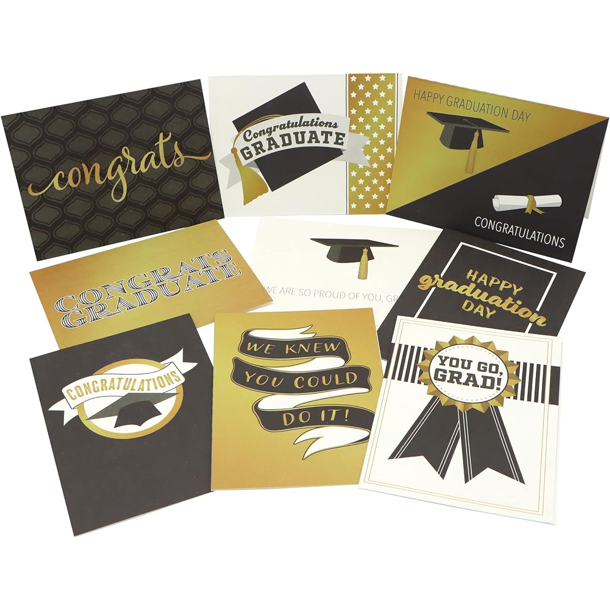 Graduation Card Gold