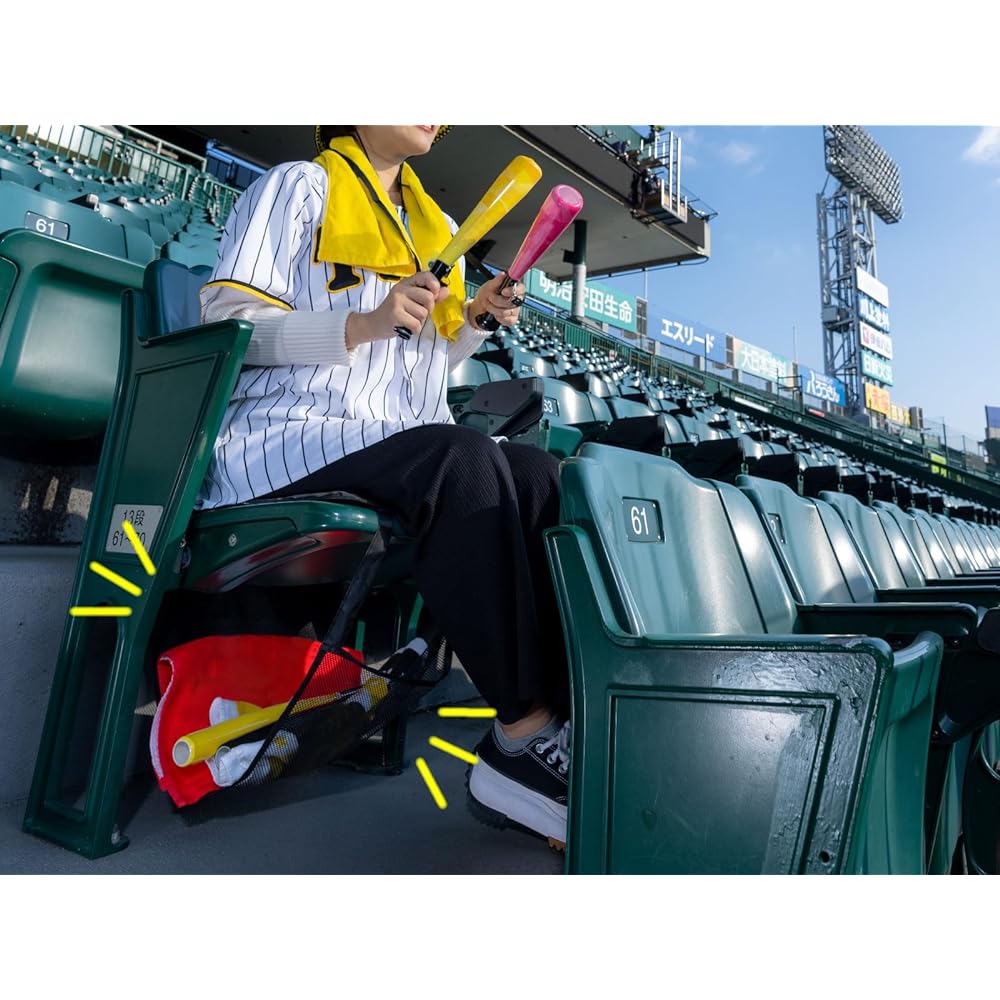 Folding Cushion Stadium Cushion Lightweight Portable Butt Mat Cushion Luggage Holder Cushion with Foot Net Seat Cushion Watching Sports Black Polyester 34 x 17 cm