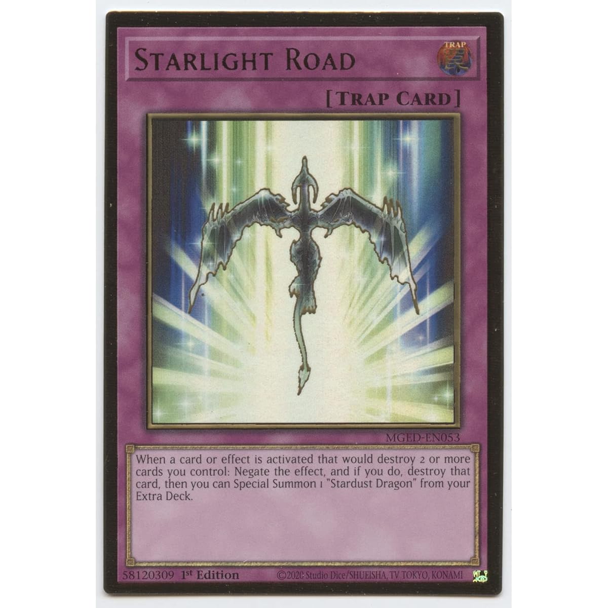 Starlight Road - MGED-EN053 - Premium Gold Rare - 1st Edition