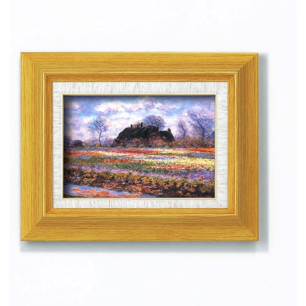 Monet masterpiece frame thumb (with 3D processing) Flower garden/17747