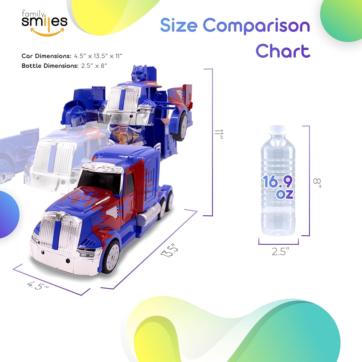 RC Car Robot Truck Remote Control Transforming Autobot