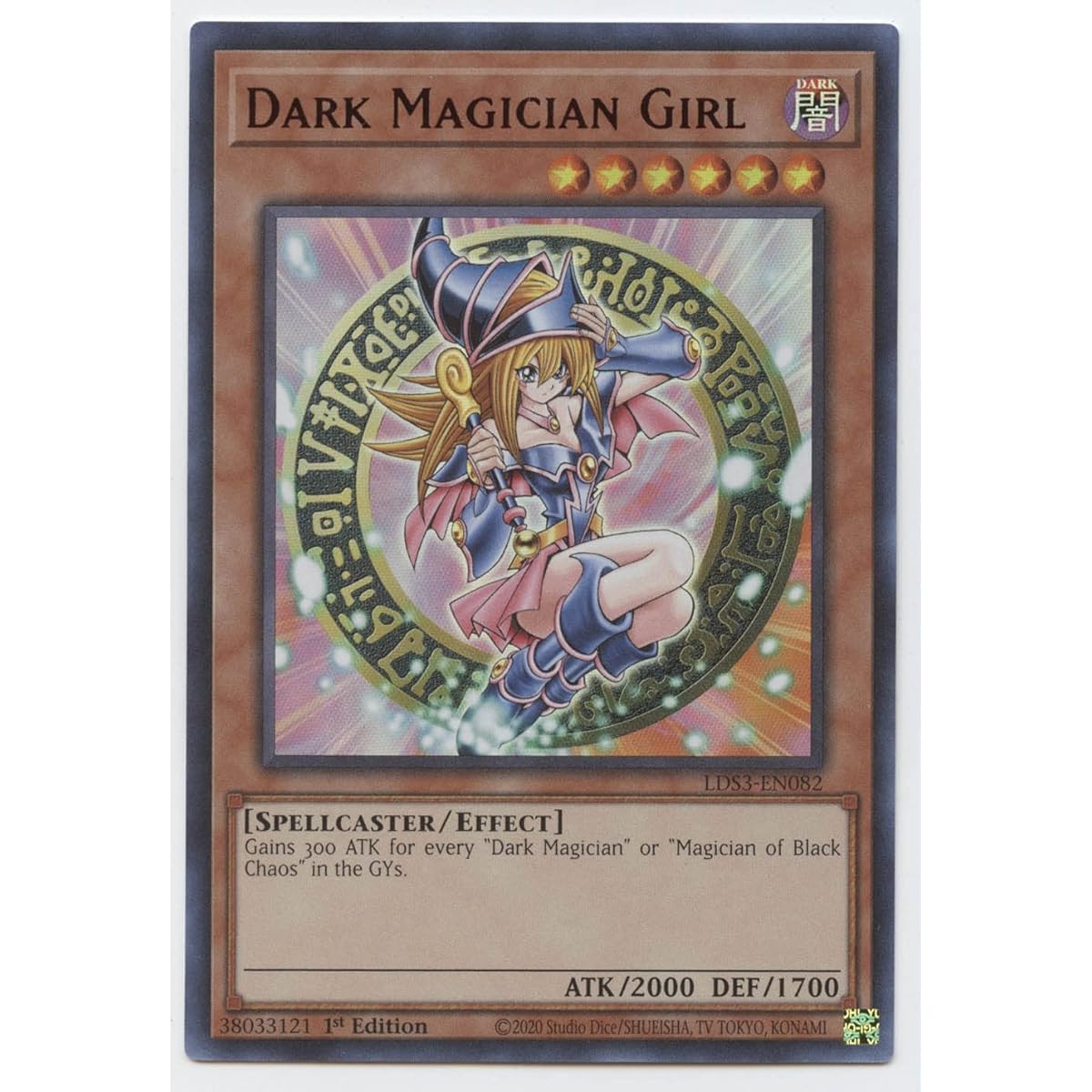 Dark Magician Girl (Red) - LDS3-EN082 - Ultra Rare - First Edition