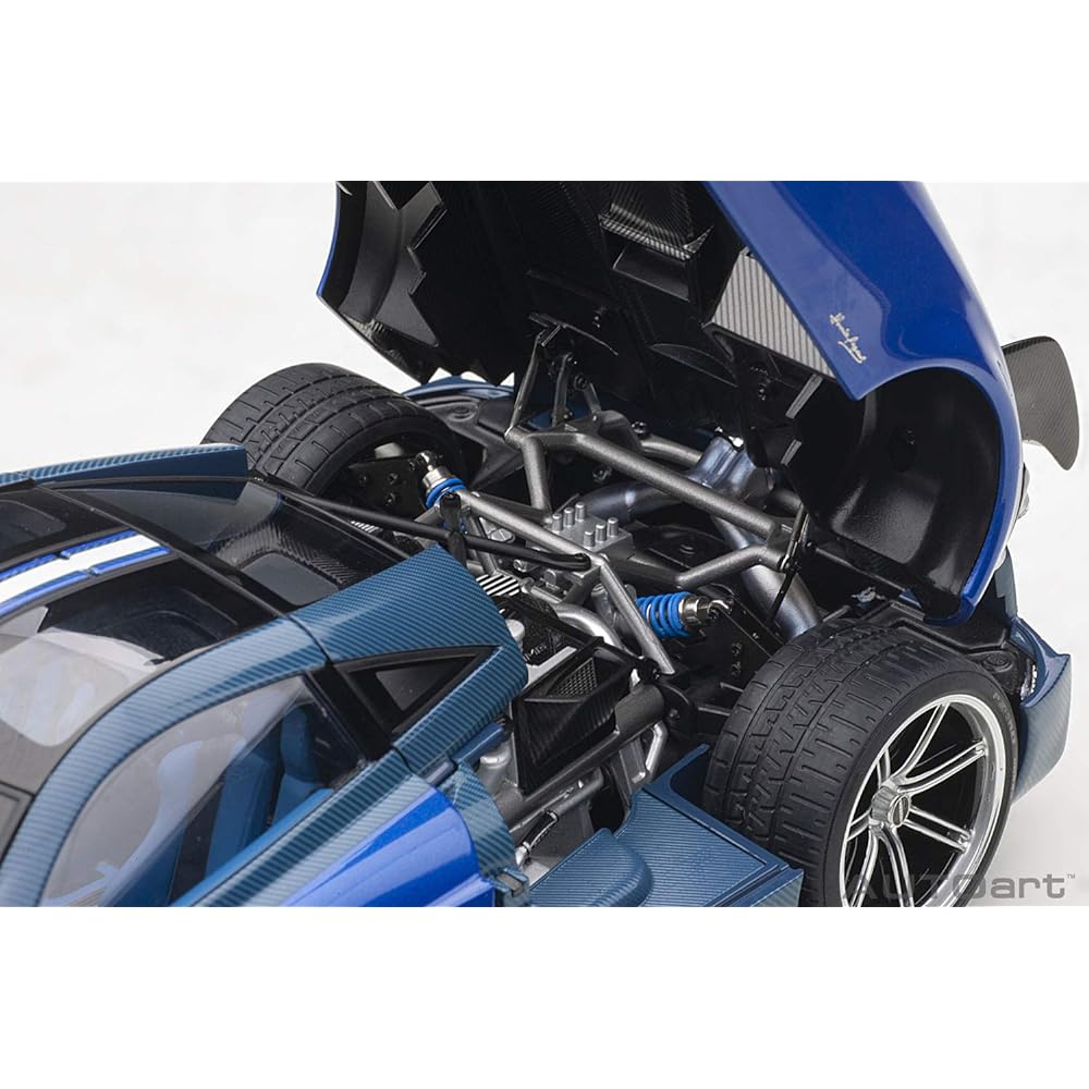 AUTOart 1/18 Pagani Huayra BC Metallic Blue/Blue Carbon Finished Product 78277