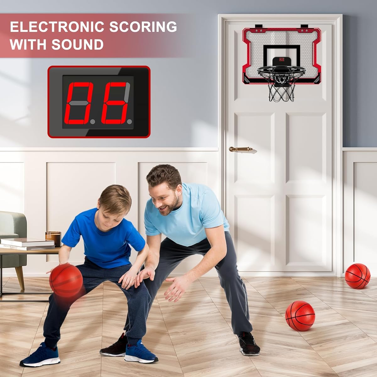 Erixazs Audio Electronic Scoring Basketball Hoop