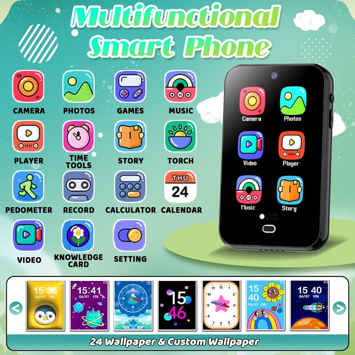 Kids Learning System Smartphone (Black)