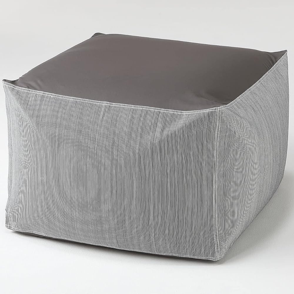 MUJI Sofa that fits your body Cotton denim cover Width 65 x Depth 65 x Height 43 cm 44648476