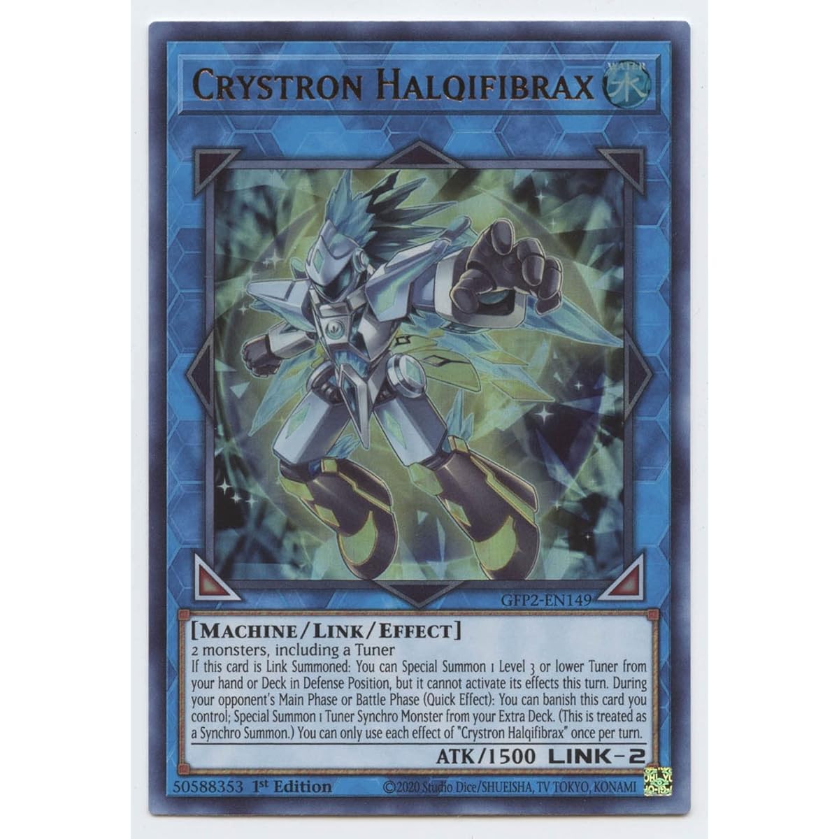 Crystron Halqifibrax - GFP2-EN149 - Ultra Rare - 1st Edition