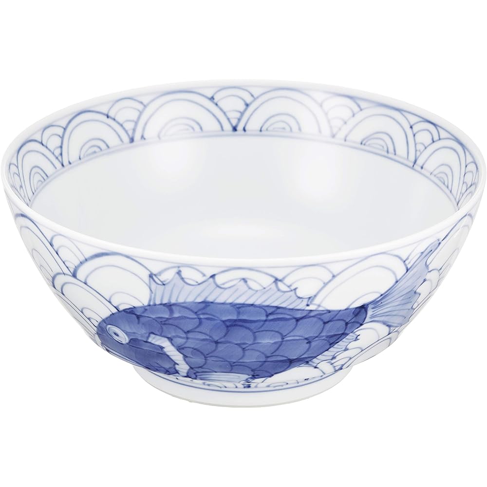 Arita Ware Ultimate Ramen Bowl Keizan Kiln Congratulatory Seikaiha R0257